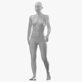 Manequim feminino realista importado 3D ultra brilho