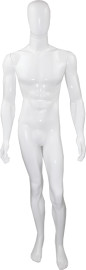 Manequim Masculino Bombado Pouse Smart Branco