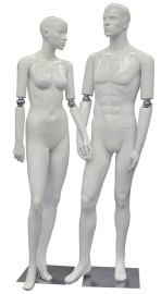 Manequim masculino e feminino adulto importado de fibra casal